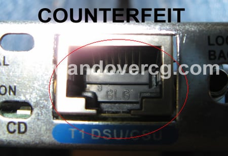 COUNTERFEIT 2  RJ45 JACK