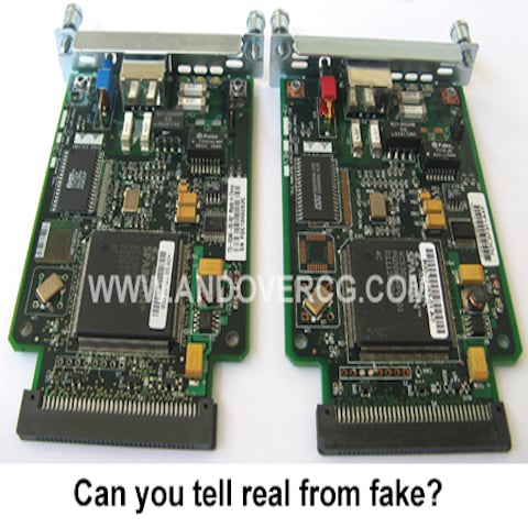 Cisco WIC-1DSU-T1 V2 Genuine vs Fake or counterfeit