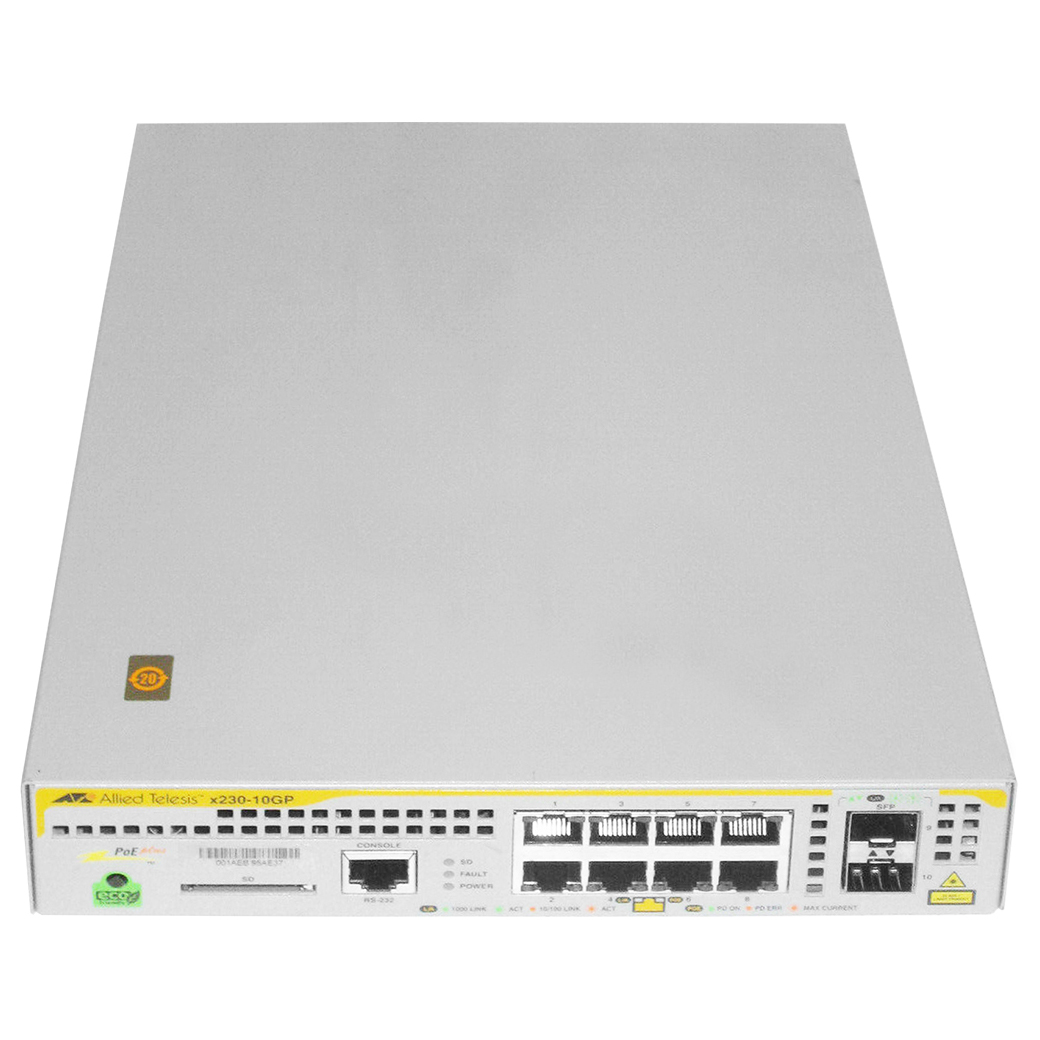 AT-x230-10GP | Allied Switch | x230 Series - NetworkTigers