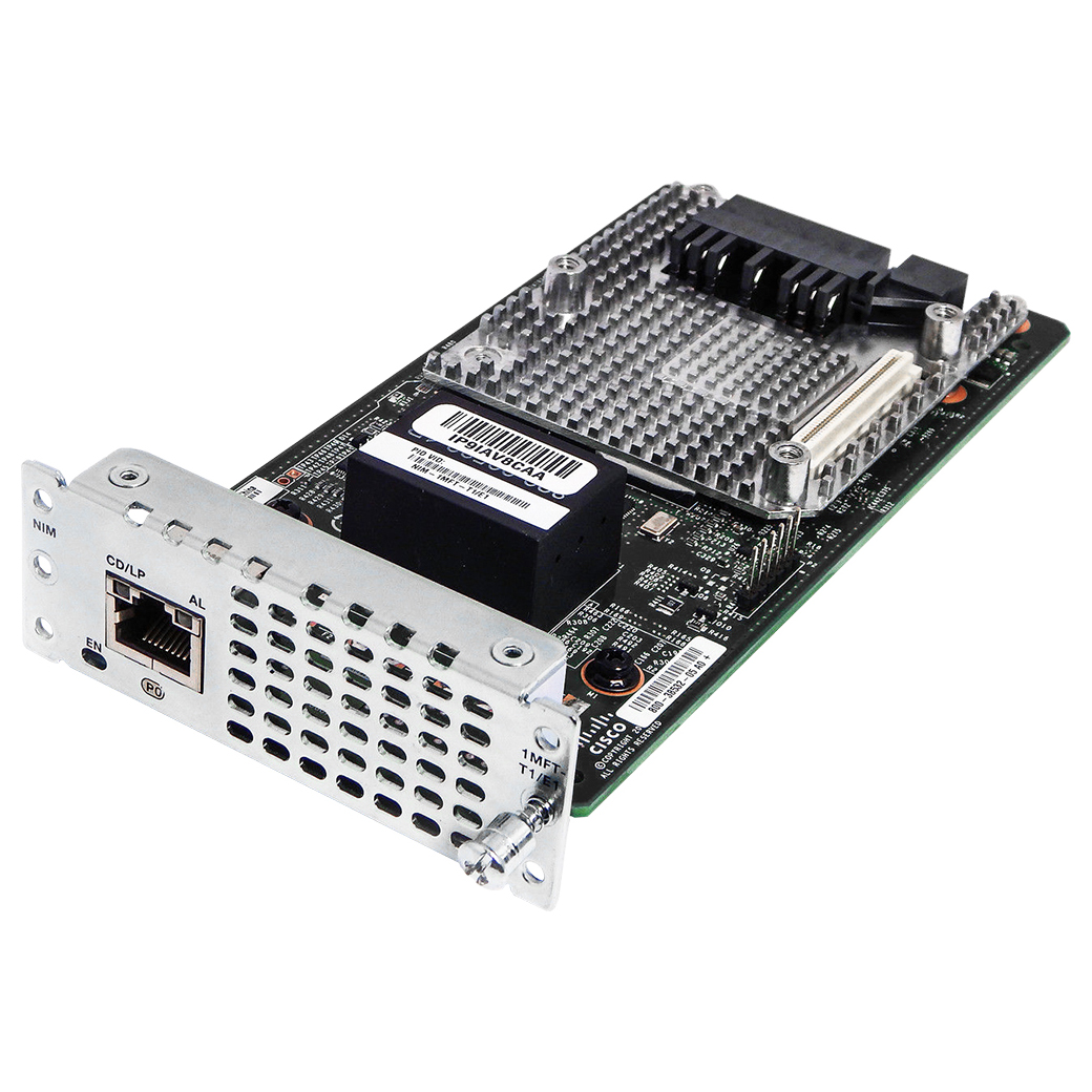 PC周辺機器 CISCO 1-Port RJ-48 Multiflex Trunk - T1 VWIC-1MFT-T1= p706p5g Cisco VWIC-1MFT-T1 1-port RJ-48 Multiflex Trunk-T1 zq