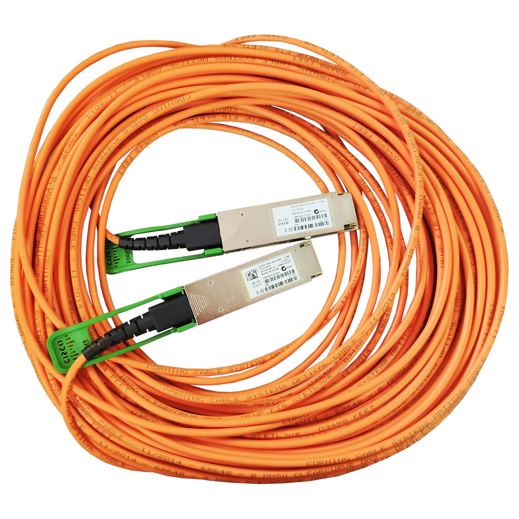 Qsfp G Aoc M Cisco Qsfp Active Optical Networktigers