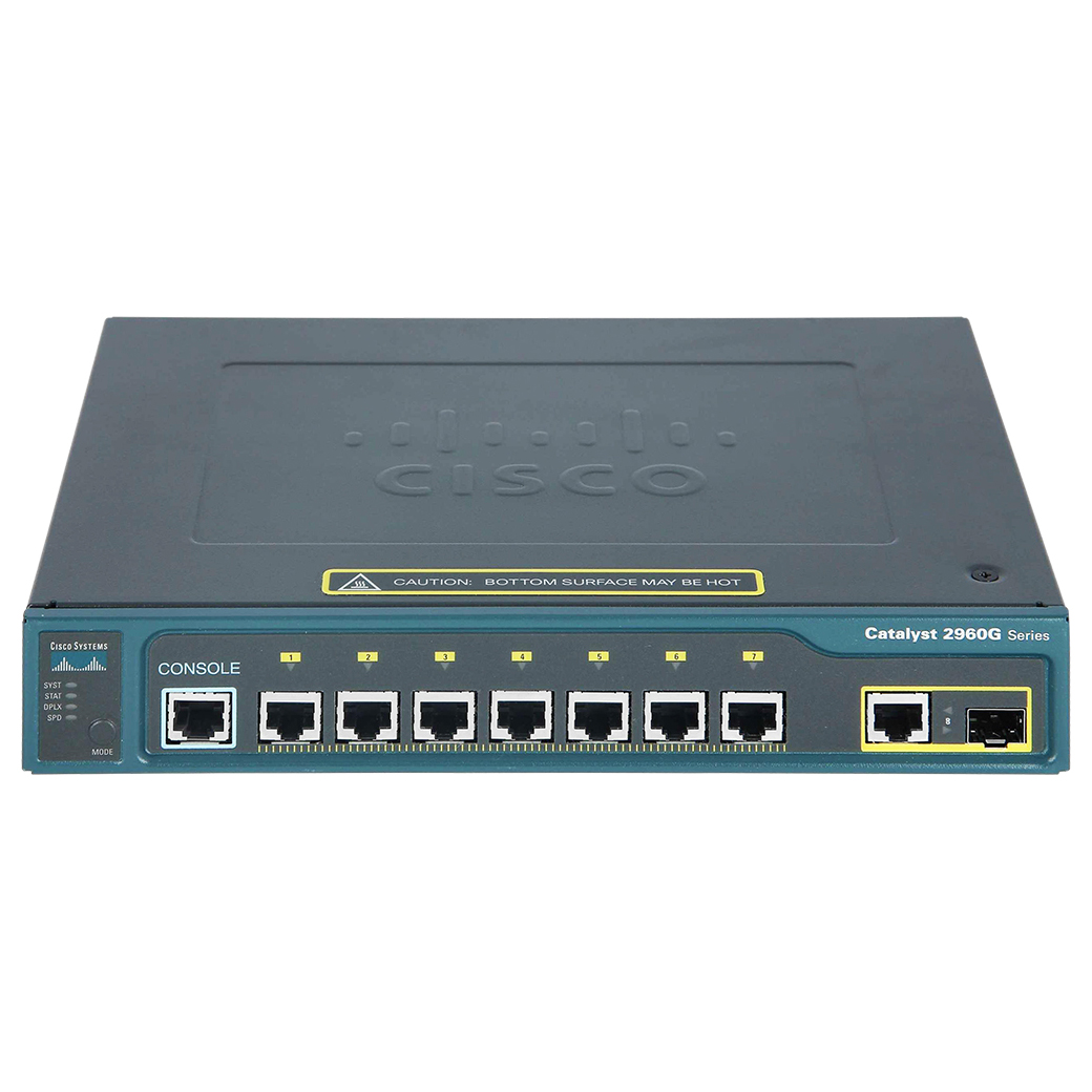 CISCO Catalyst 2960G-8TC-L インテリジェント ギガビットイーサネット スイッチ WS-C2960G-8TC-L bme6fzu cisco-WS-C2960G-8TC-L-switch.jpg