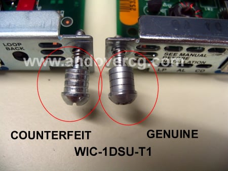 COMPARISON WIC-1DSU-T1 SCREWS