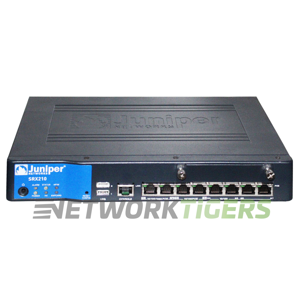 Juniper Srx210h Poe Srx210 Services Gateway Poe Firewall W Adapter Ebay