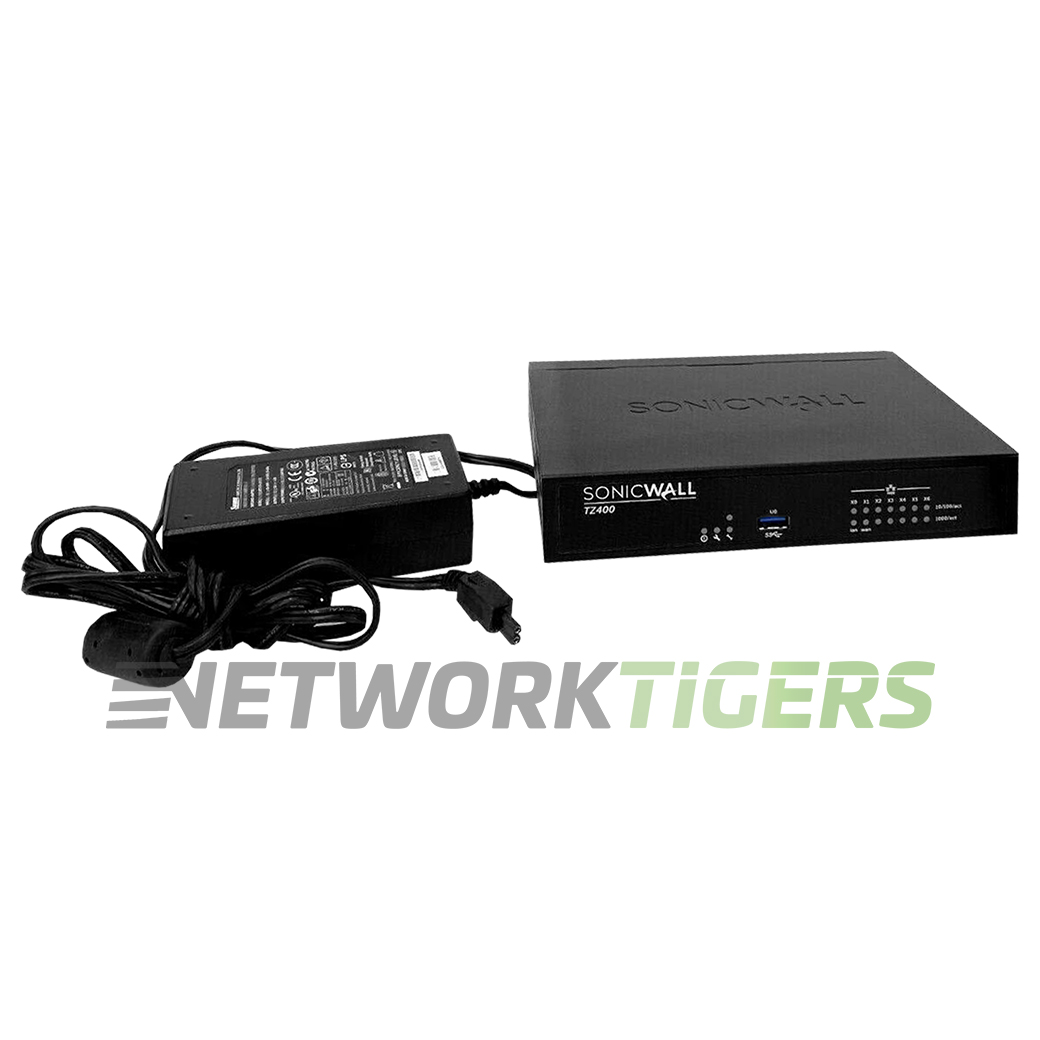 SonicWALL TZ400 01-SSC-0213 1.3 Gbps Enhanced Firewall - NON-TRANSFERABLE