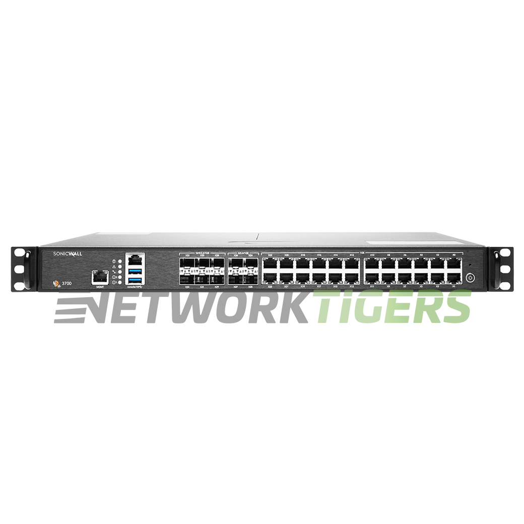 SonicWALL 02-SSC-4326 NSA 3700 5.5 Gbps Hardware Only Firewall - TRANSFER READY