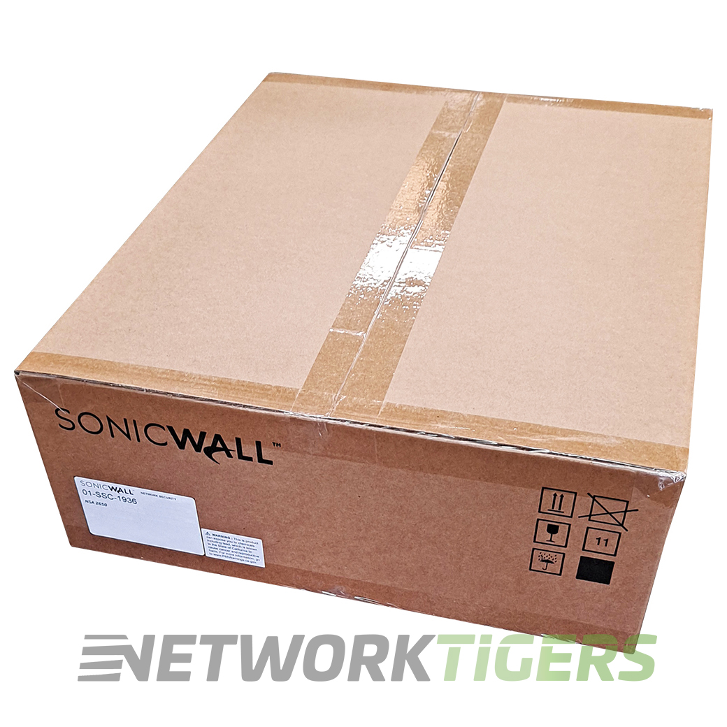 NEW SonicWall NSA 2650 01-SSC-1936 3 Gbps Firewall - Never Registered